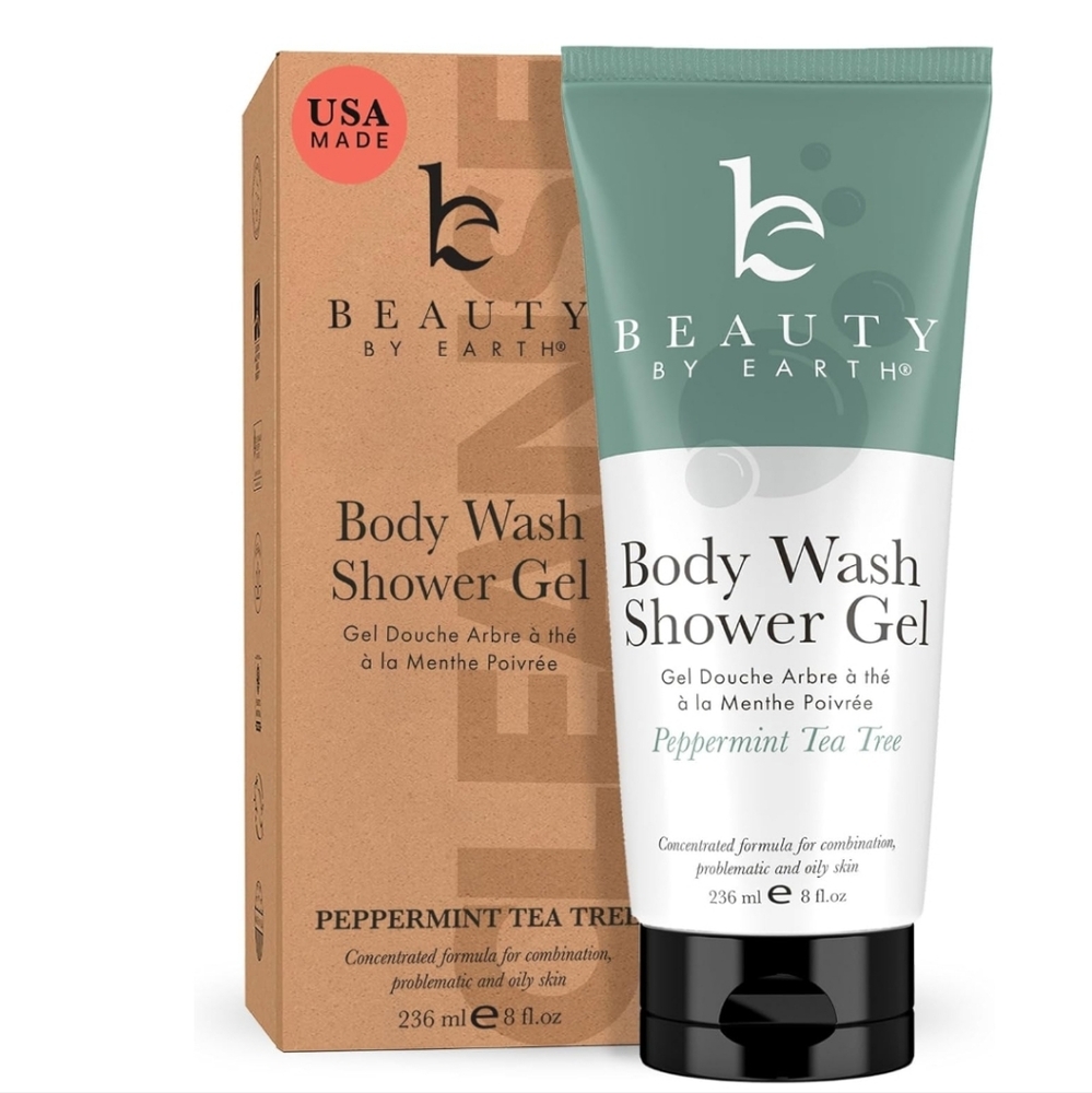 Peppermint Tea Tree Oil Shower Gel Body Wash 